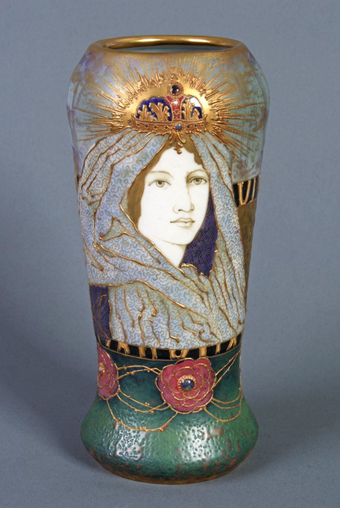 Amphora Porcelain Portrait Vase